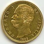 Umberto I: 100 Lire - diritto