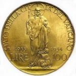 Vaticano: 100 Lire - rovescio