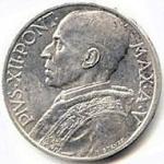 Vaticano: 10 Lire Carit 1 tipo - diritto