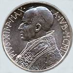 Vaticano: 5 Lire Anno Santo - diritto