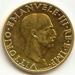 Vittorio Emanuele III: 100 Lire Littore - diritto