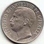 Vittorio Emanuele III: 2 Lire Cinquantenario - diritto