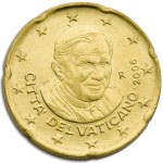 Vaticano: 20 centesimi - diritto