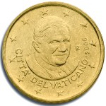 Vaticano: 50 centesimi - diritto