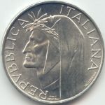 Repubblica Italiana: 500 Lire Dante Alighieri - diritto