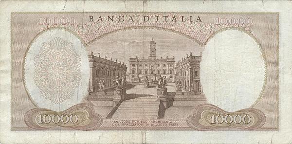 10.000 lire Michelangelo 1964 gen. circolata